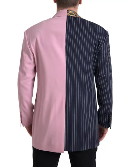Dolce & Gabbana Blazer à simple boutonnage multicolore et patchwork