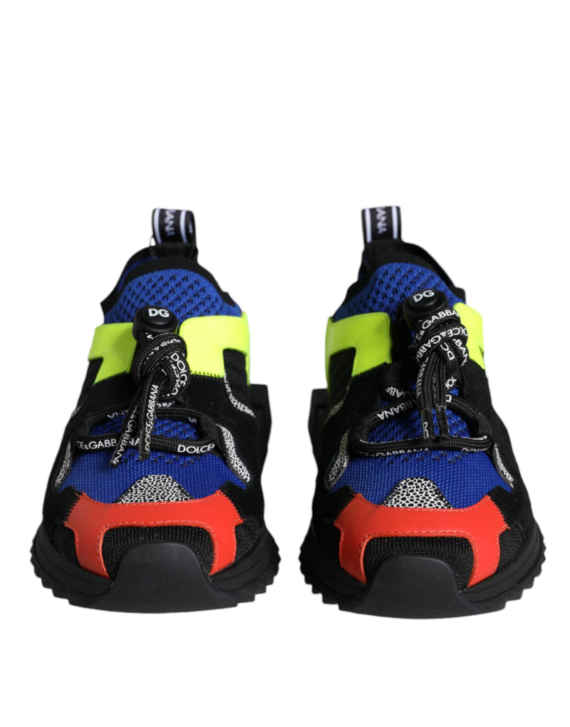 Dolce & Gabbana Multicolor Mesh Sorrento Sneakers