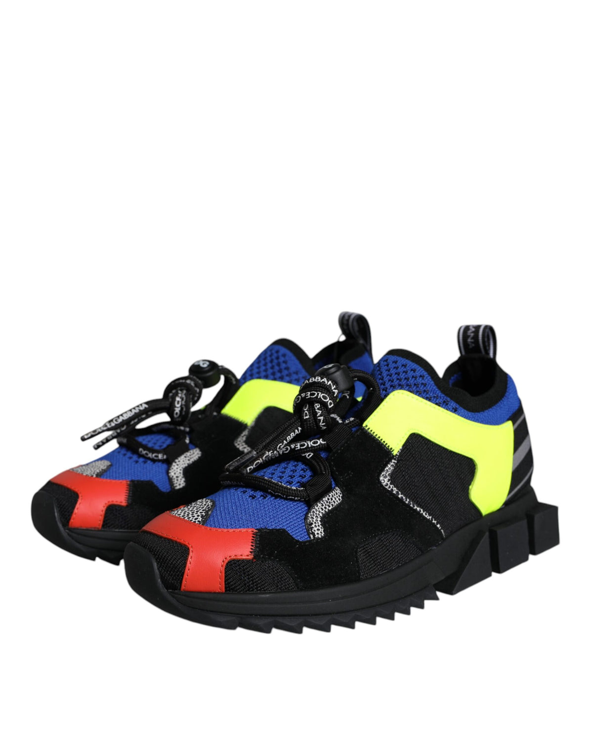 Dolce & Gabbana Multicolor Mesh Sorrento Sneakers