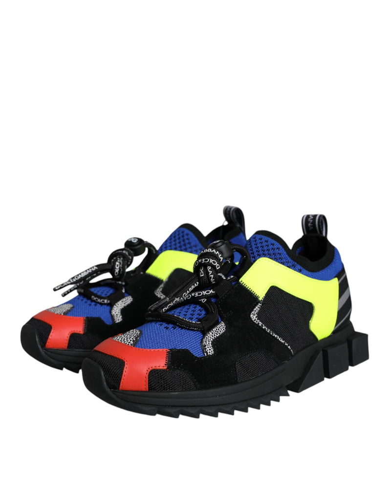 Dolce & Gabbana Multicolor Mesh Sorrento Sneakers
