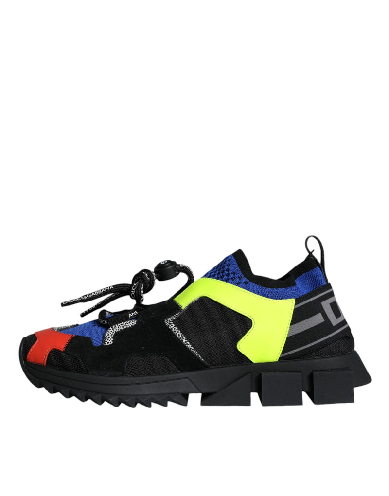 Dolce & Gabbana Multicolor Mesh Sorrento Sneakers