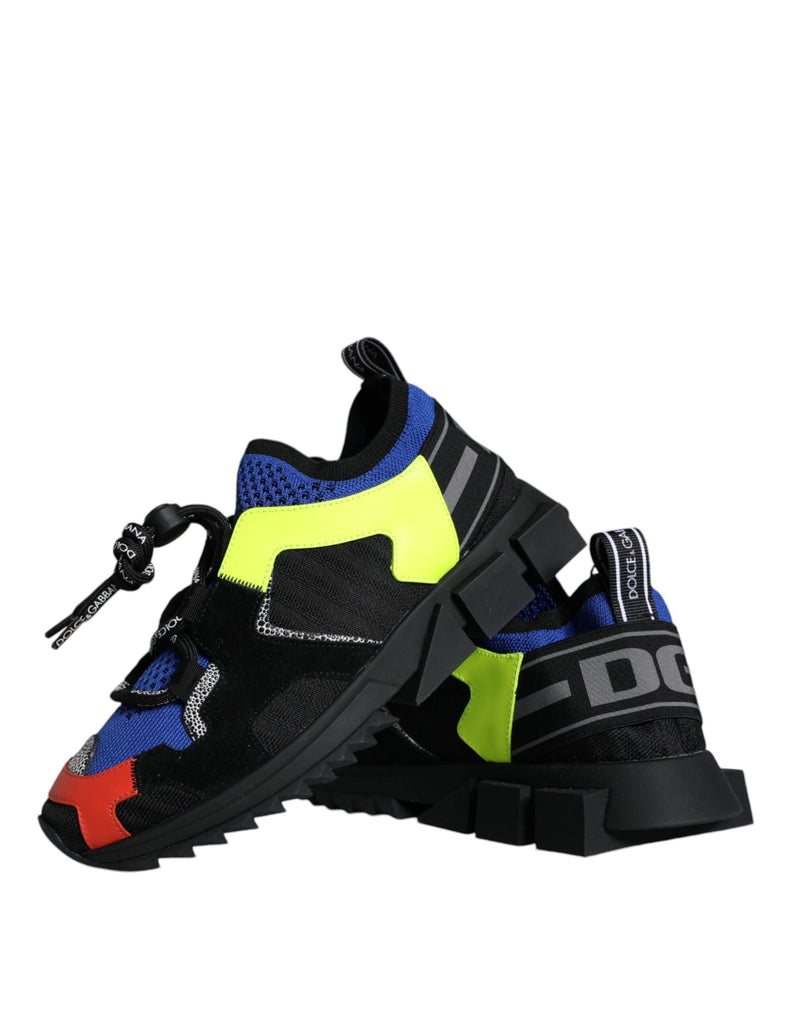 Dolce & Gabbana Multicolor Mesh Sorrento Sneakers