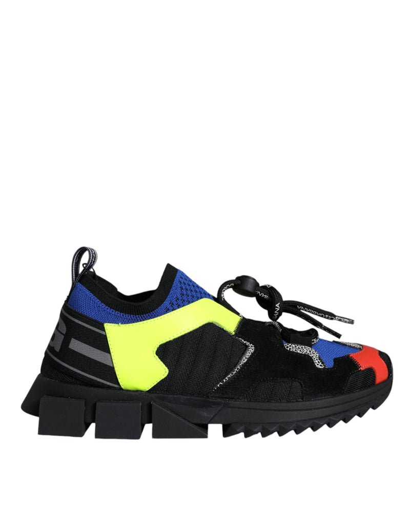 Dolce & Gabbana Multicolor Mesh Sorrento Sneakers