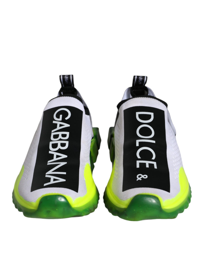 Dolce & Gabbana Sorrento Sneakers en Blanc et Jaune