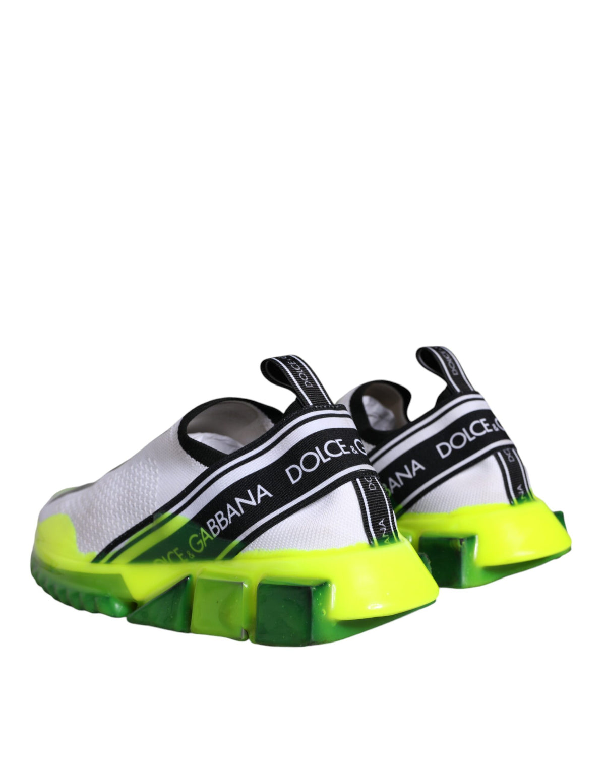 Dolce & Gabbana Sorrento Sneakers en Blanc et Jaune
