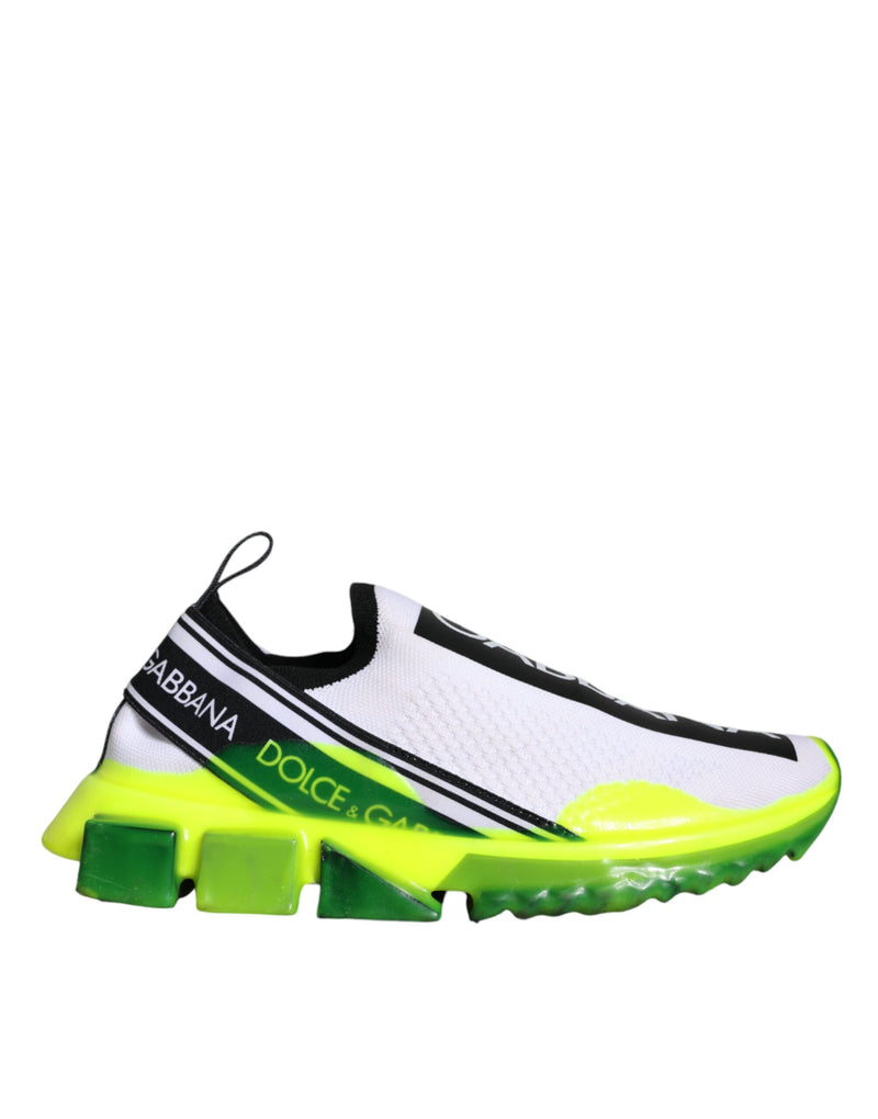 Dolce & Gabbana Sorrento Sneakers en Blanc et Jaune