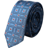 Cravate ajustable pour homme Dolce &amp; Gabbana en 100 % soie à motifs bleus