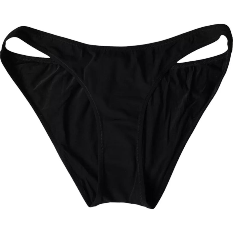 Dolce & Gabbana Black Nylon Bikini Bottom Swimwear