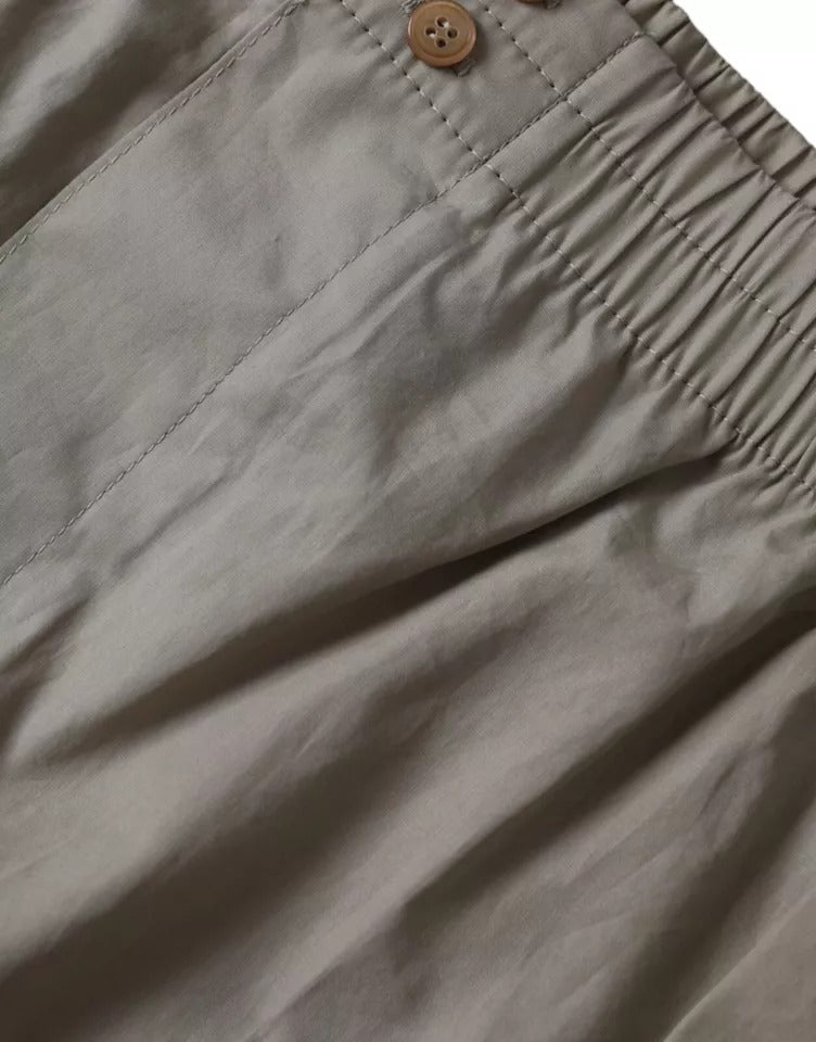 Dolce & Gabbana Brown Cotton Regular Boxer Shorts for Men
