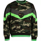 Pull en sweat à camouflage multicolore Dolce &amp; Gabbana