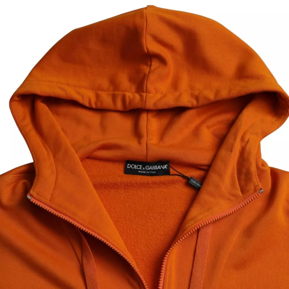 Pull à capuche orange Dolce &amp; Gabbana