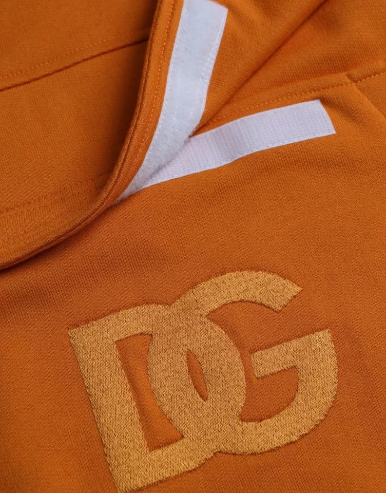 Pull à capuche orange Dolce &amp; Gabbana