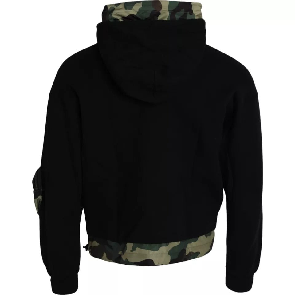 Sweat à capuche déguisement noir Dolce &amp; Gabbana