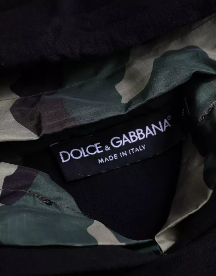 Sweat à capuche déguisement noir Dolce &amp; Gabbana