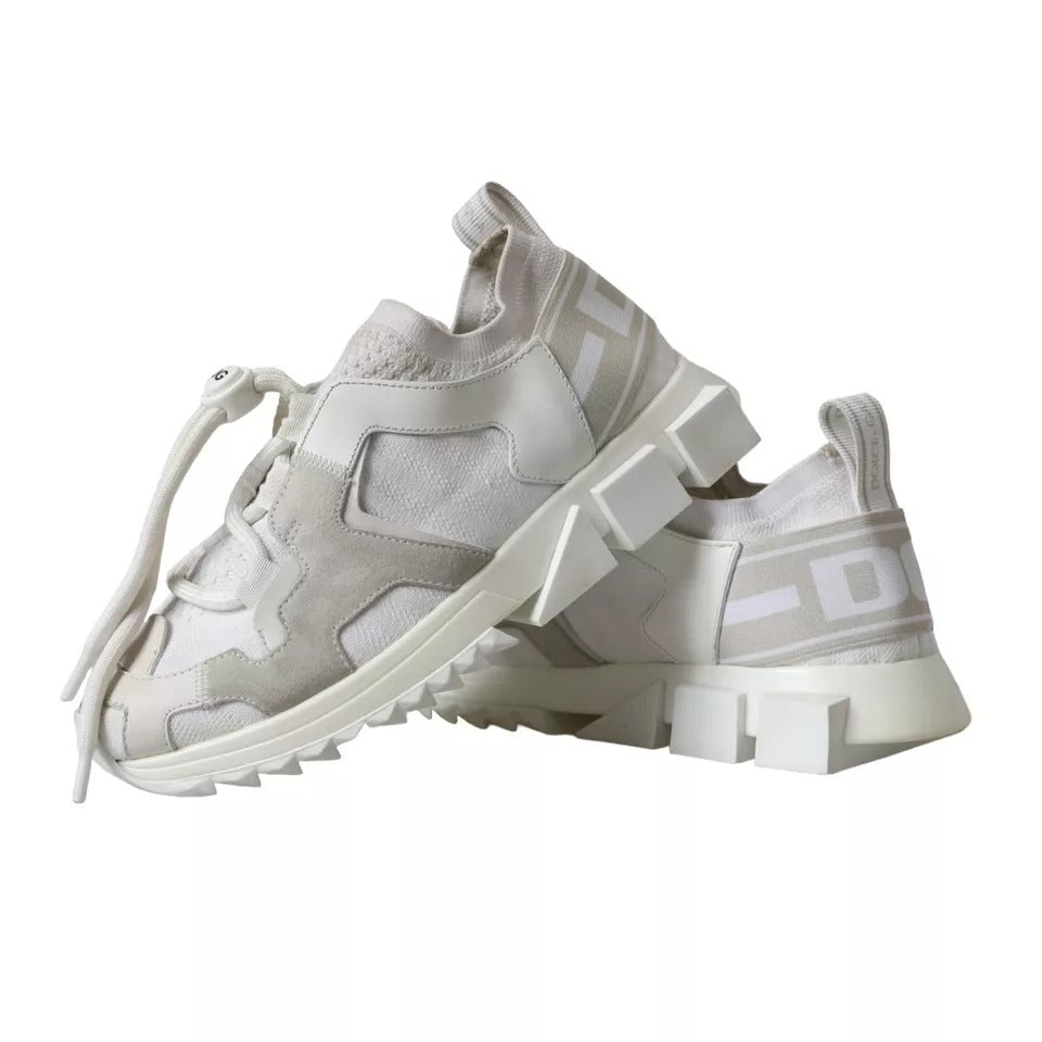 Dolce & Gabbana Sorrento Trekking Sneakers Blanches pour Femmes