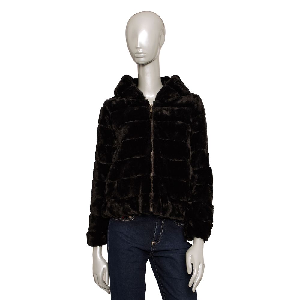 Baldinini Trend Black Polyester Women Jacket - Luxury & Style