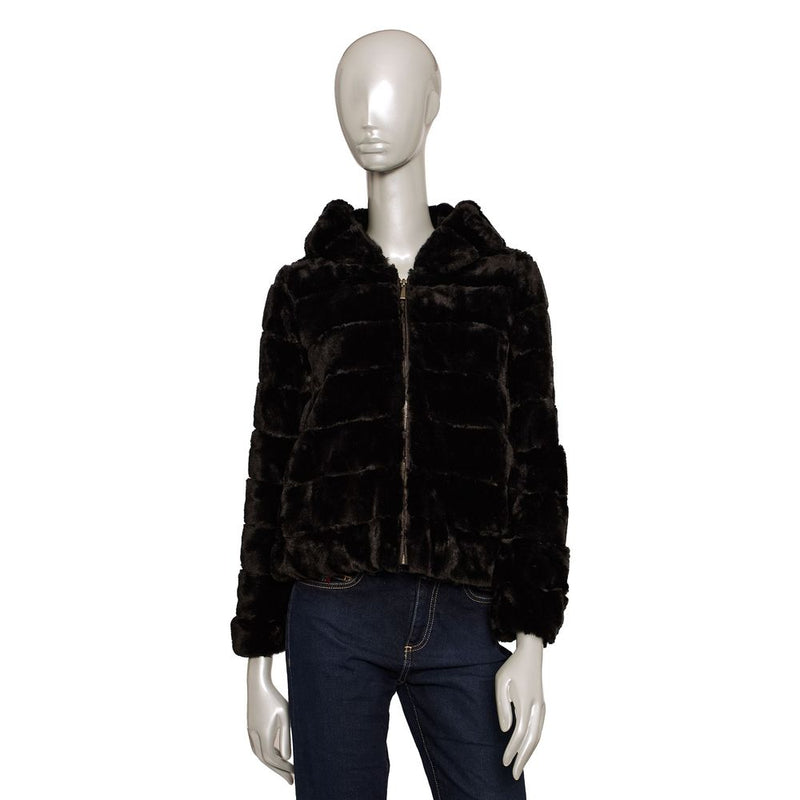 Baldinini Trend Black Polyester Women Jacket - Luxury & Style