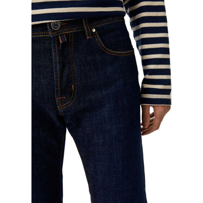 Jacob Cohen Blue Cotton Men Jeans