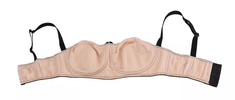 Dolce & Gabbana Pink Balconcino Bra - Authentic Women's Underwear