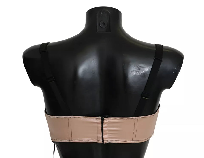 Dolce & Gabbana Pink Balconcino Bra - Authentic Women's Underwear