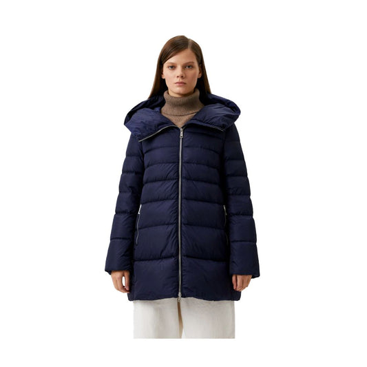 Ajouter une veste bleue en nylon pour femme