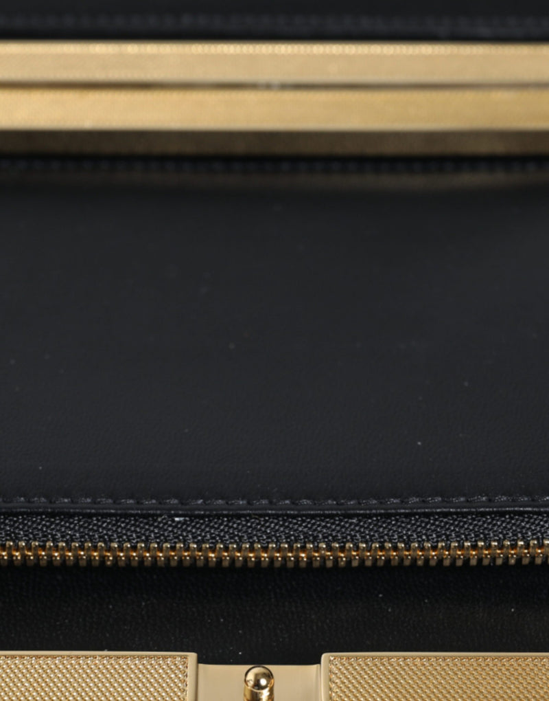 Dolce & Gabbana Clutch Soirée Multicolore Floral en Suède