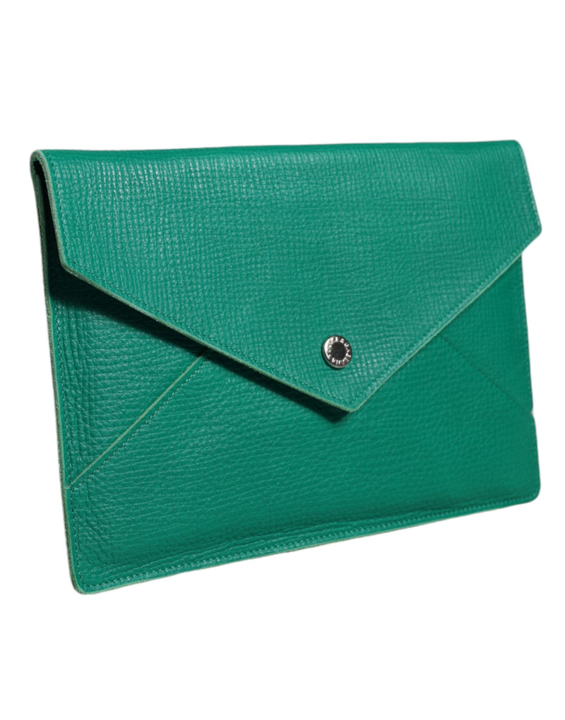 Dolce & Gabbana Sac à Main Clutch en Cuir Vert
