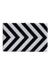 Dolce & Gabbana Black White Gold Frame Clutch Evening Purse
