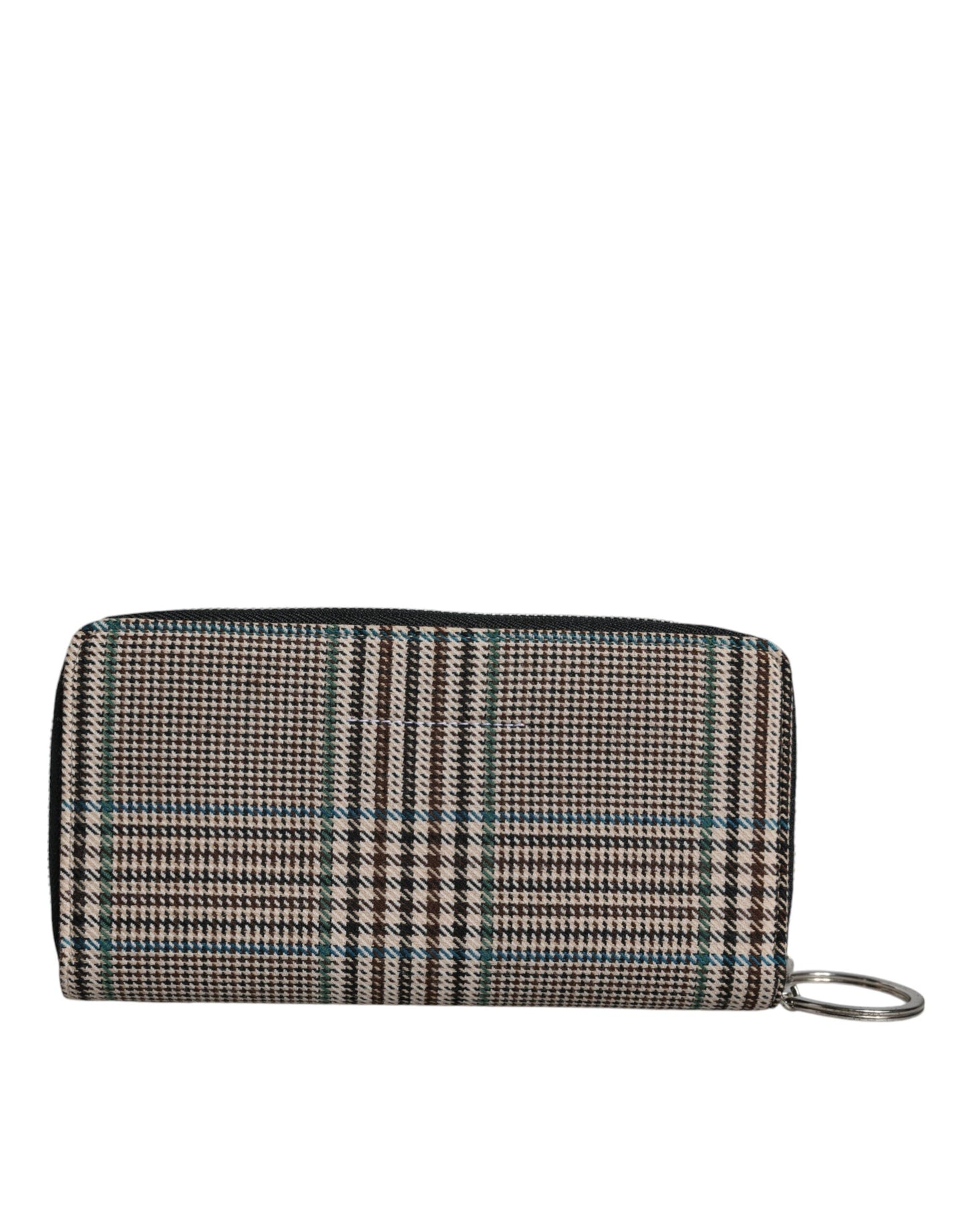 MM6 Maison Margiela Multicolor Houndstooth Continental Clutch Portemonnee met Ritssluiting