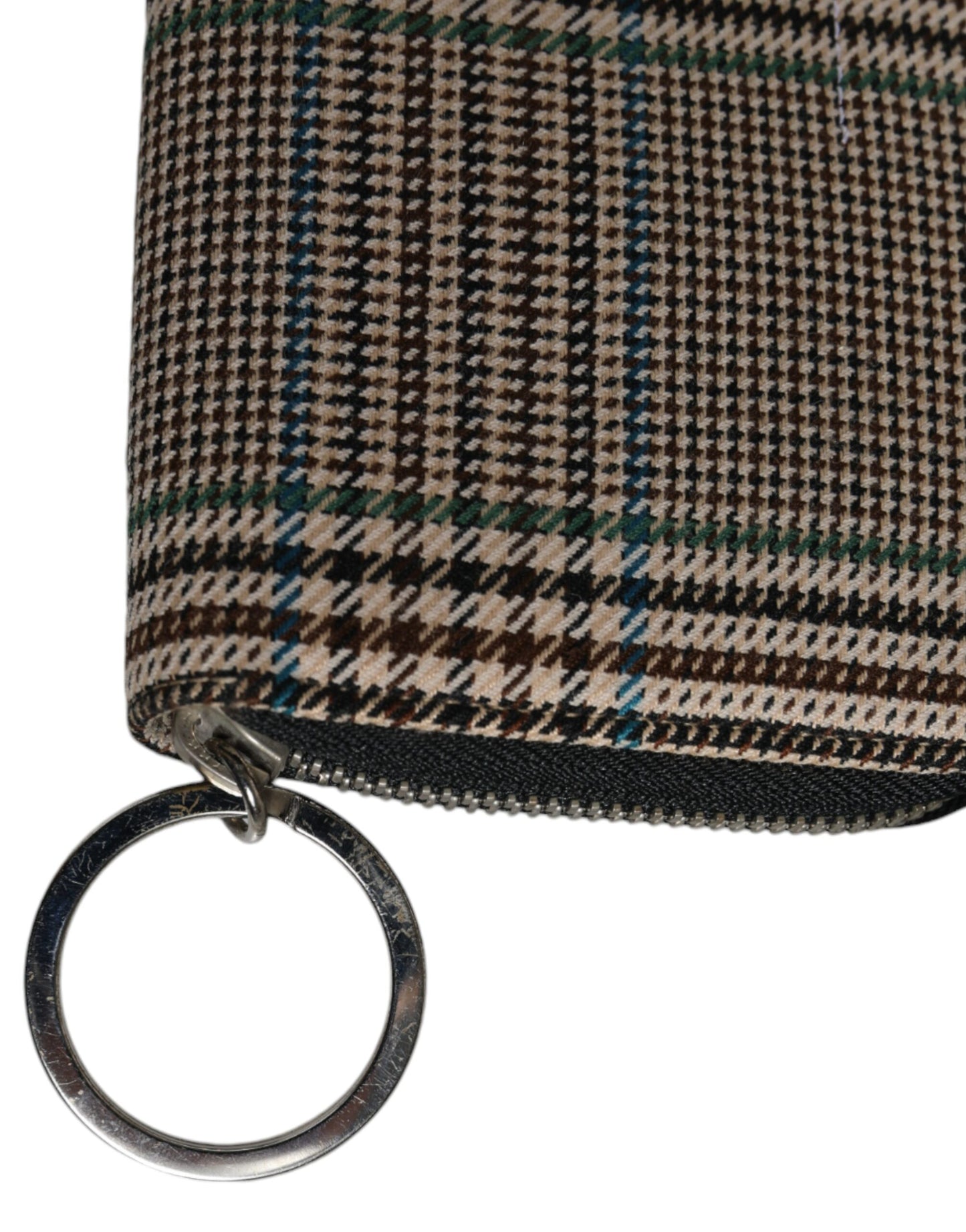 MM6 Maison Margiela Multicolor Houndstooth Continental Clutch Portemonnee met Ritssluiting