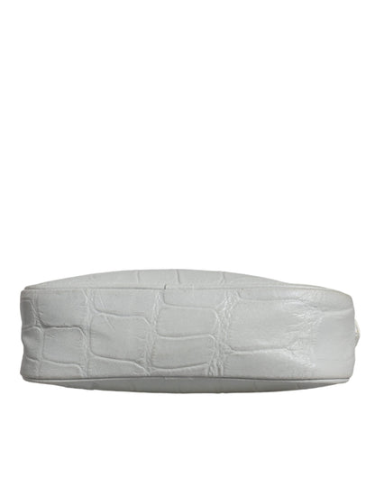 Aniye By Witte Croc Print Leren Crossbody Sling Bag