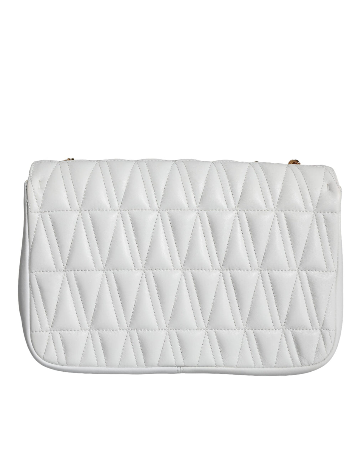Sac à bandoulière Versace Mini Nappa en cuir blanc