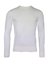 Pull col montant en laine blanc cassé de Dolce &amp; Gabbana