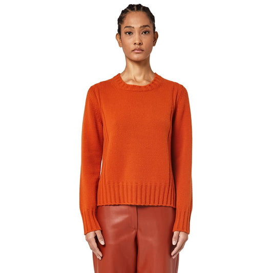 Pull en cachemire orange Alpha Studio