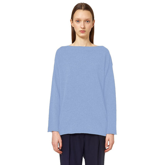 Alpha Studio Lichtblauwe Cashmere Dames Trui