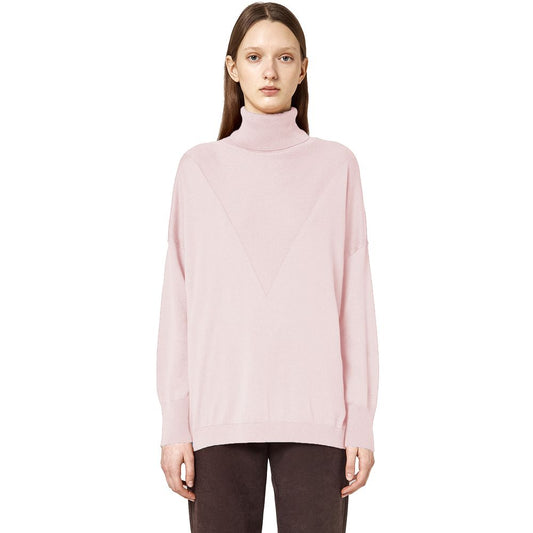 Pull en soie rose Alpha Studio