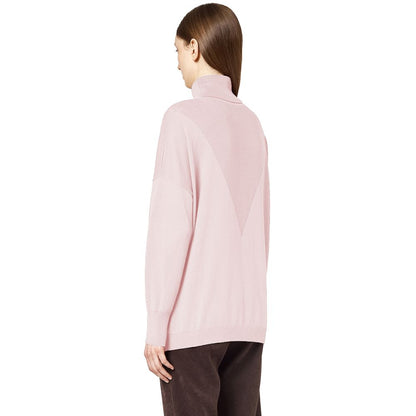Pull en soie rose Alpha Studio