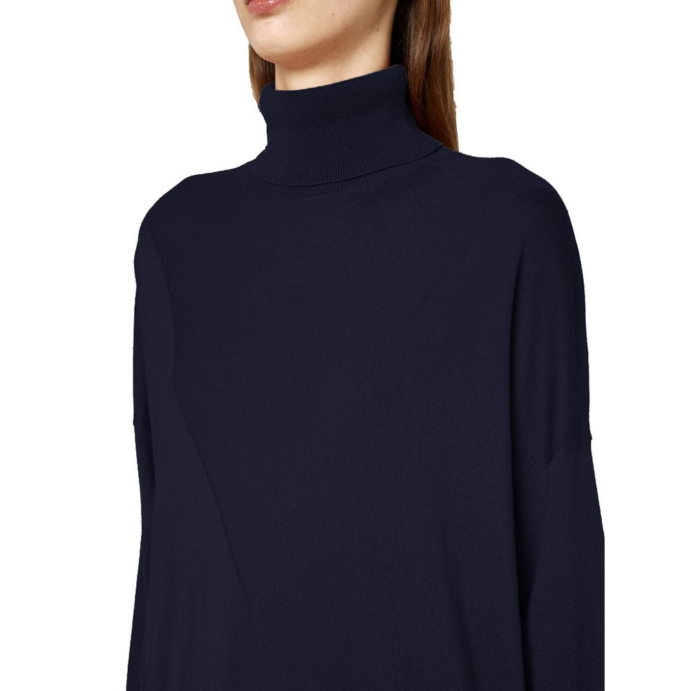 Pull en soie bleu Alpha Studio