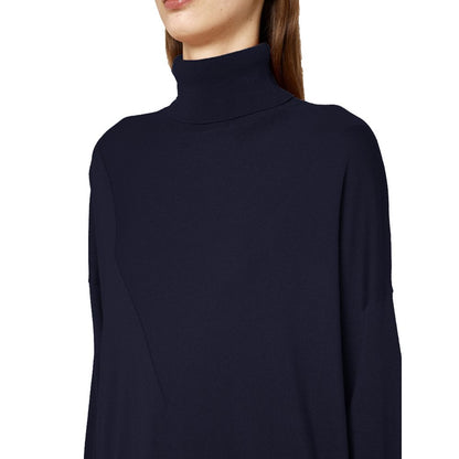 Pull en soie bleu Alpha Studio