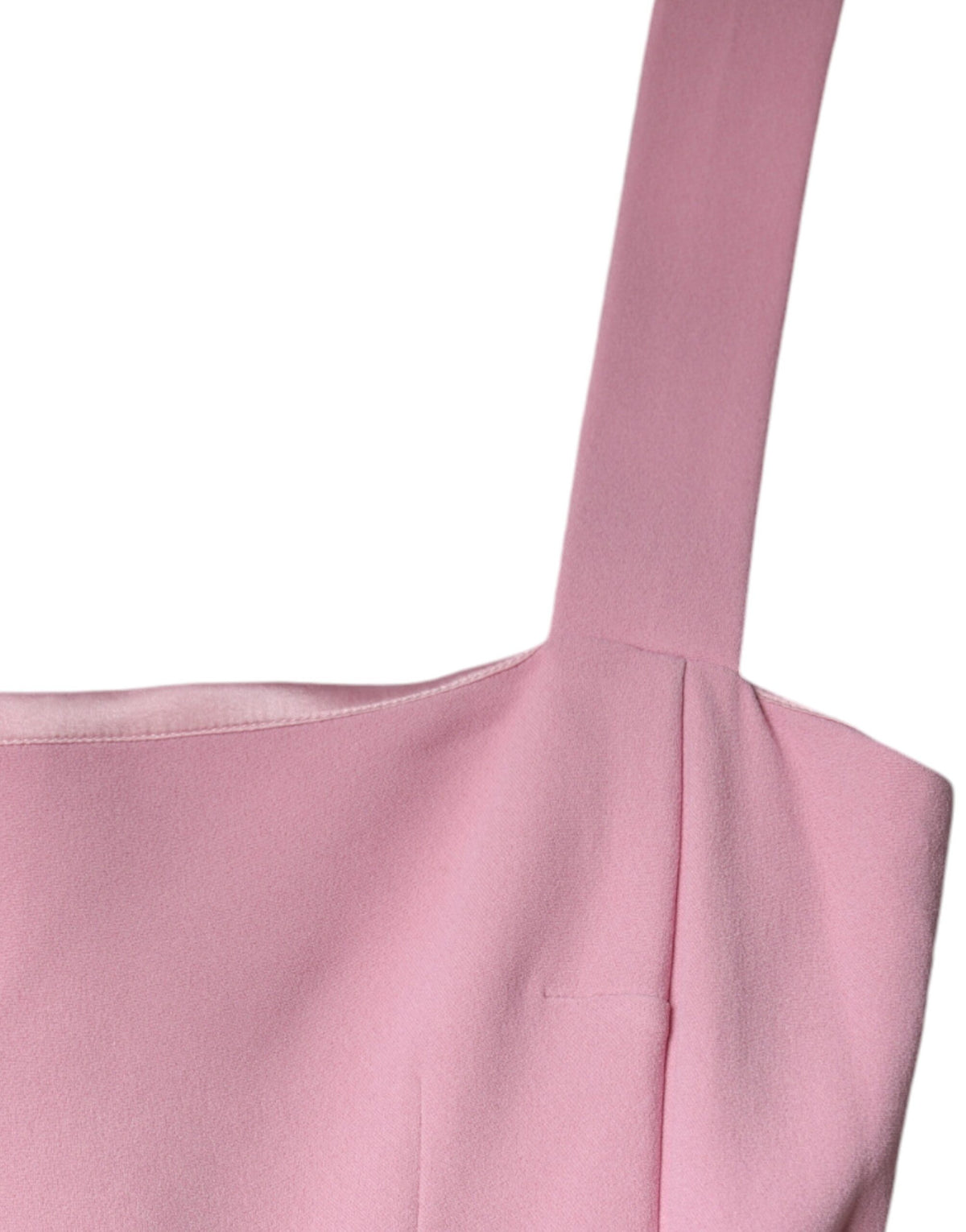 Robe sans manches Dolce & Gabbana A-line en viscose rose