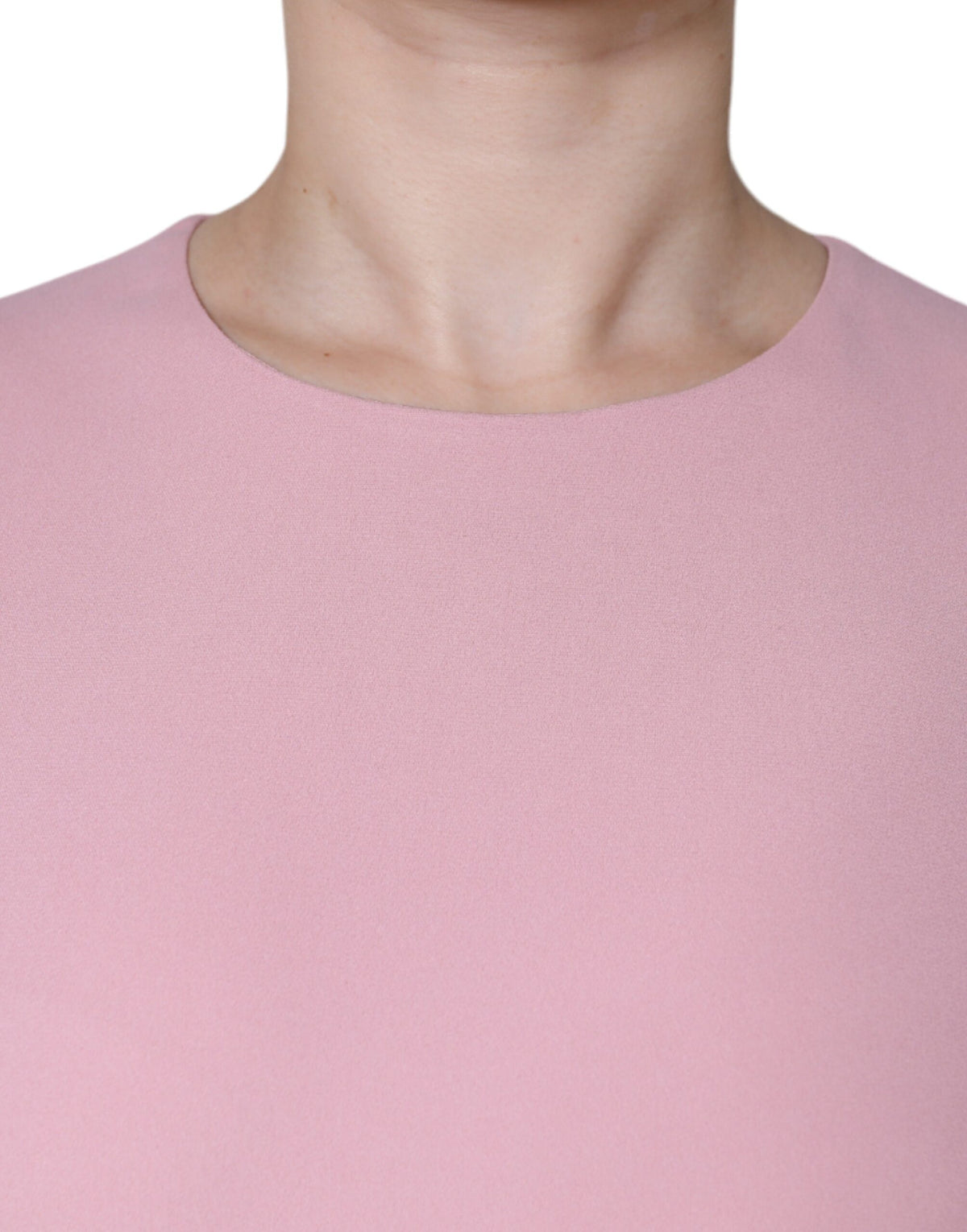 Robe A-line Rose Dolce & Gabbana en Viscose à Manches 3/4