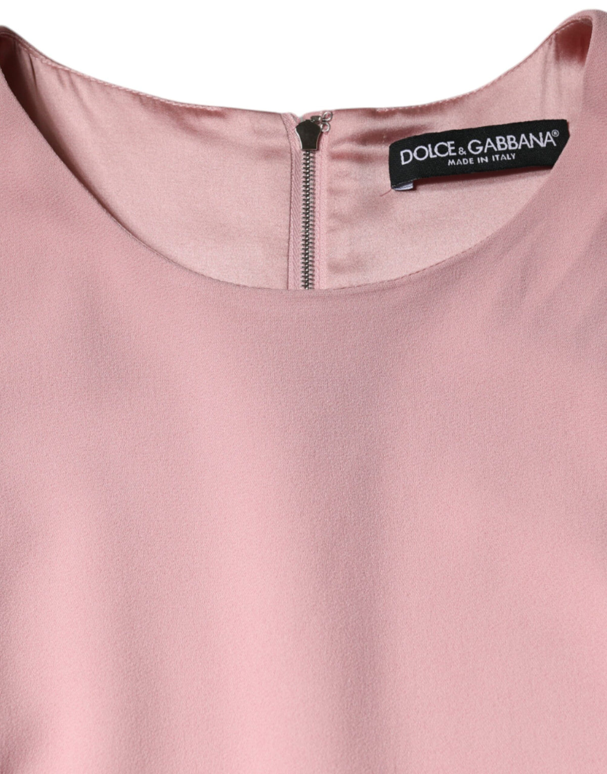 Robe A-line Rose Dolce & Gabbana en Viscose à Manches 3/4