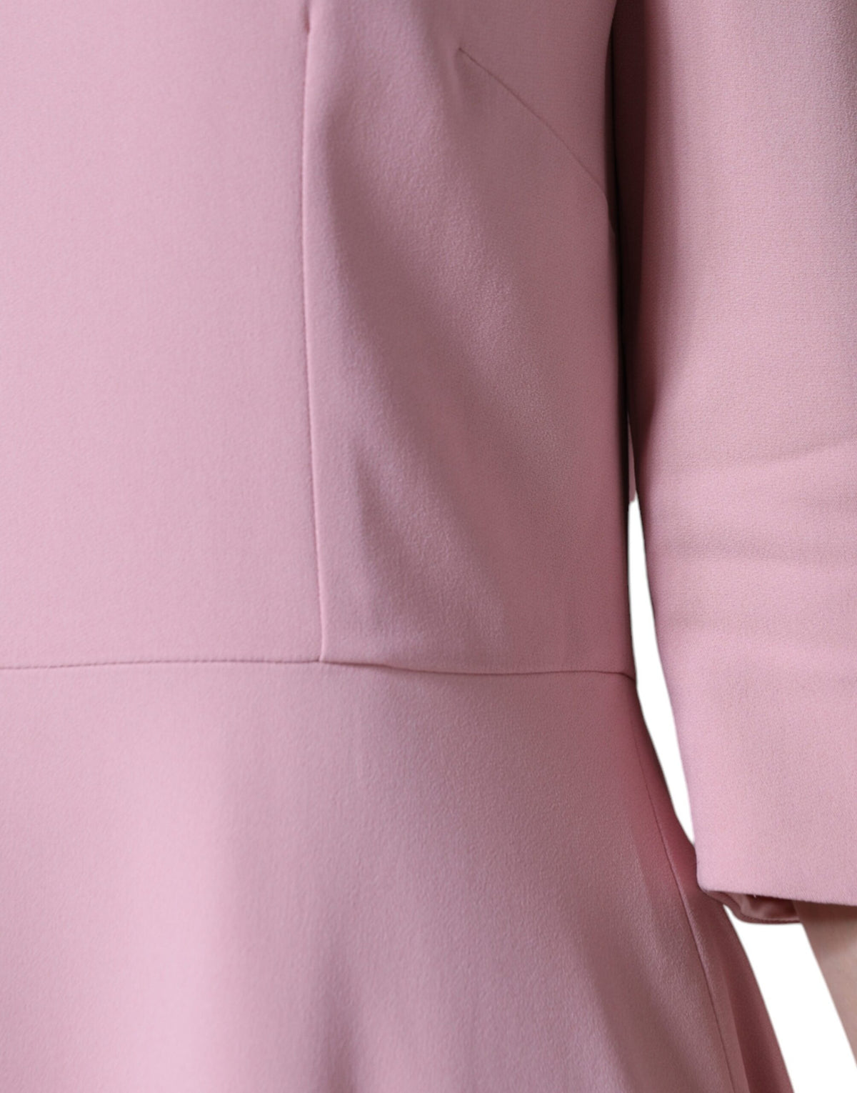 Robe A-line Rose Dolce & Gabbana en Viscose à Manches 3/4