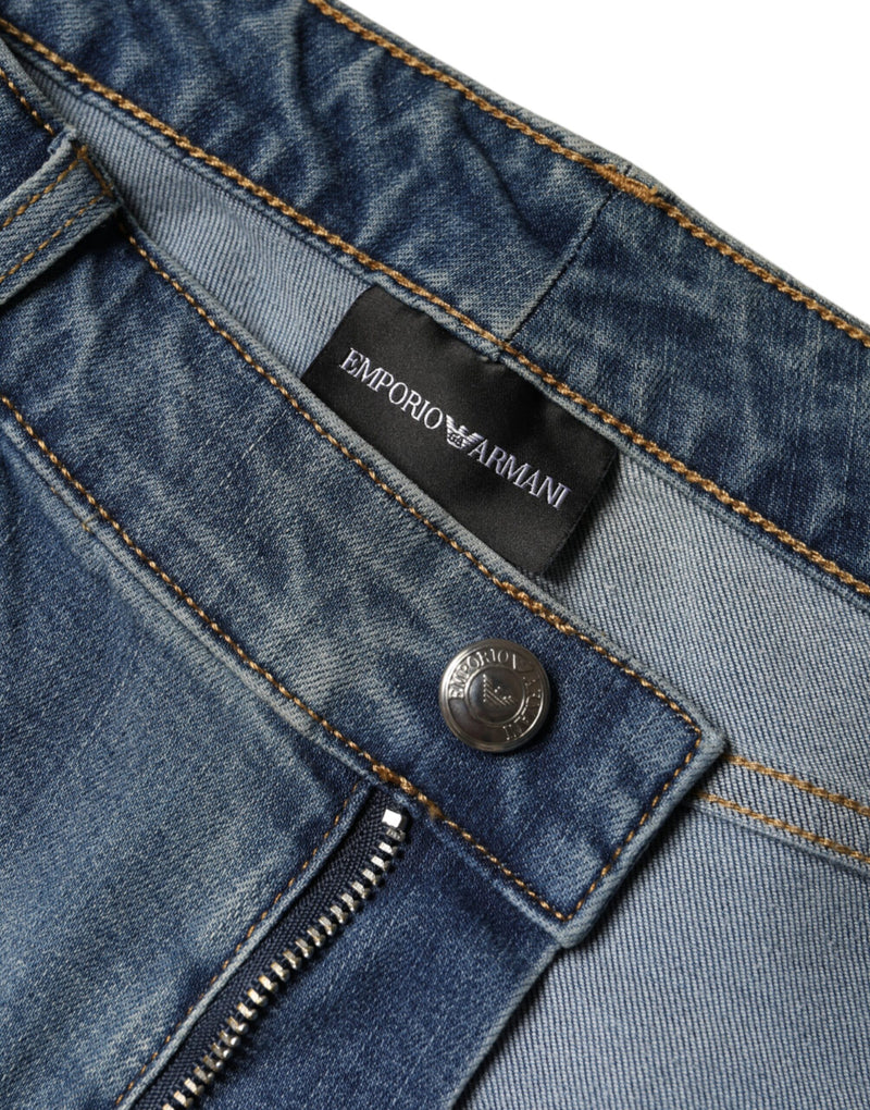 Emporio Armani Jeans Femme Skinny Taille Haute Blue Washed
