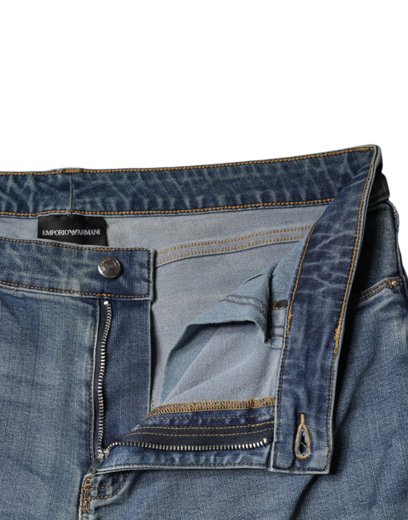 Emporio Armani Jeans Femme Skinny Taille Haute Blue Washed