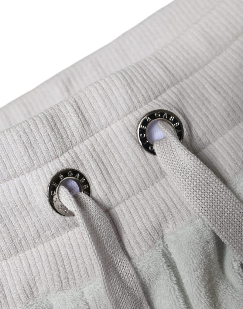Dolce & Gabbana White Nylon Jogger Sweatpants for Women
