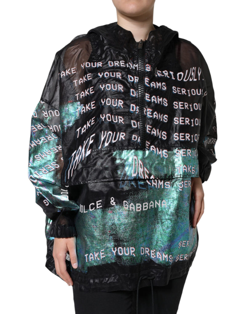 Dolce & Gabbana Multicolor Print Hooded Sweatshirt