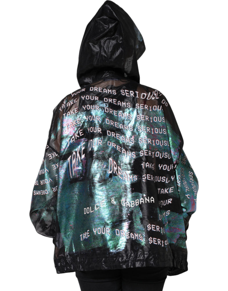 Dolce & Gabbana Multicolor Print Hooded Sweatshirt