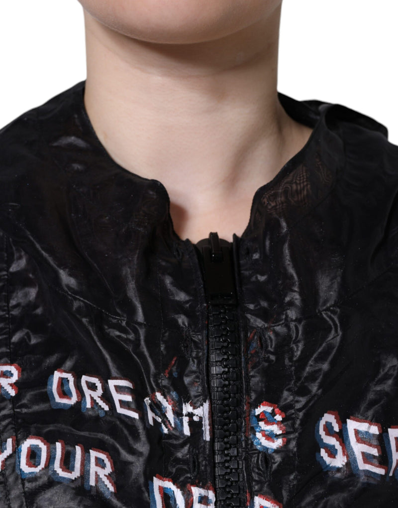 Dolce & Gabbana Multicolor Print Hooded Sweatshirt