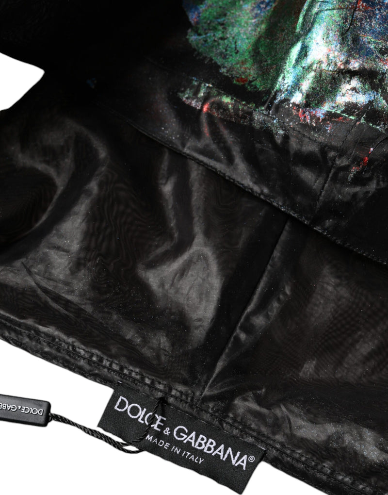 Dolce & Gabbana Multicolor Print Hooded Sweatshirt